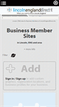 Mobile Screenshot of members.lincolnenglanddirect.info